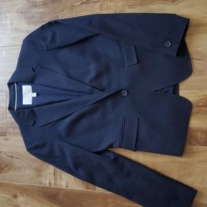 Banana Republic navy pinstripe blazer